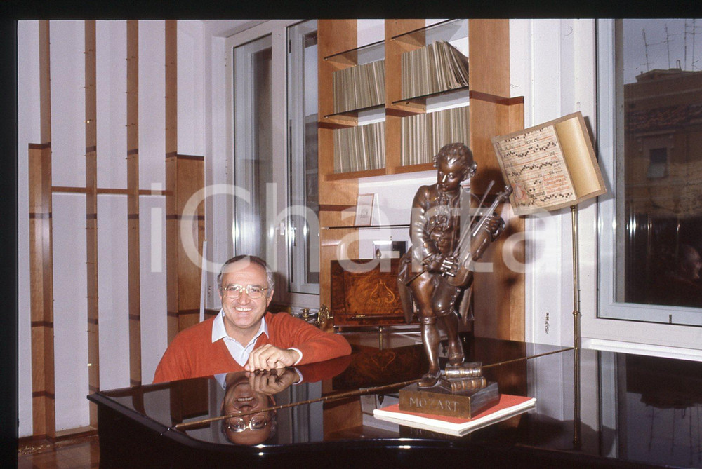 35mm vintage slide* 1990 ca ROMA MUSICA - Salvatore ACCARDO - Ritratto (3)