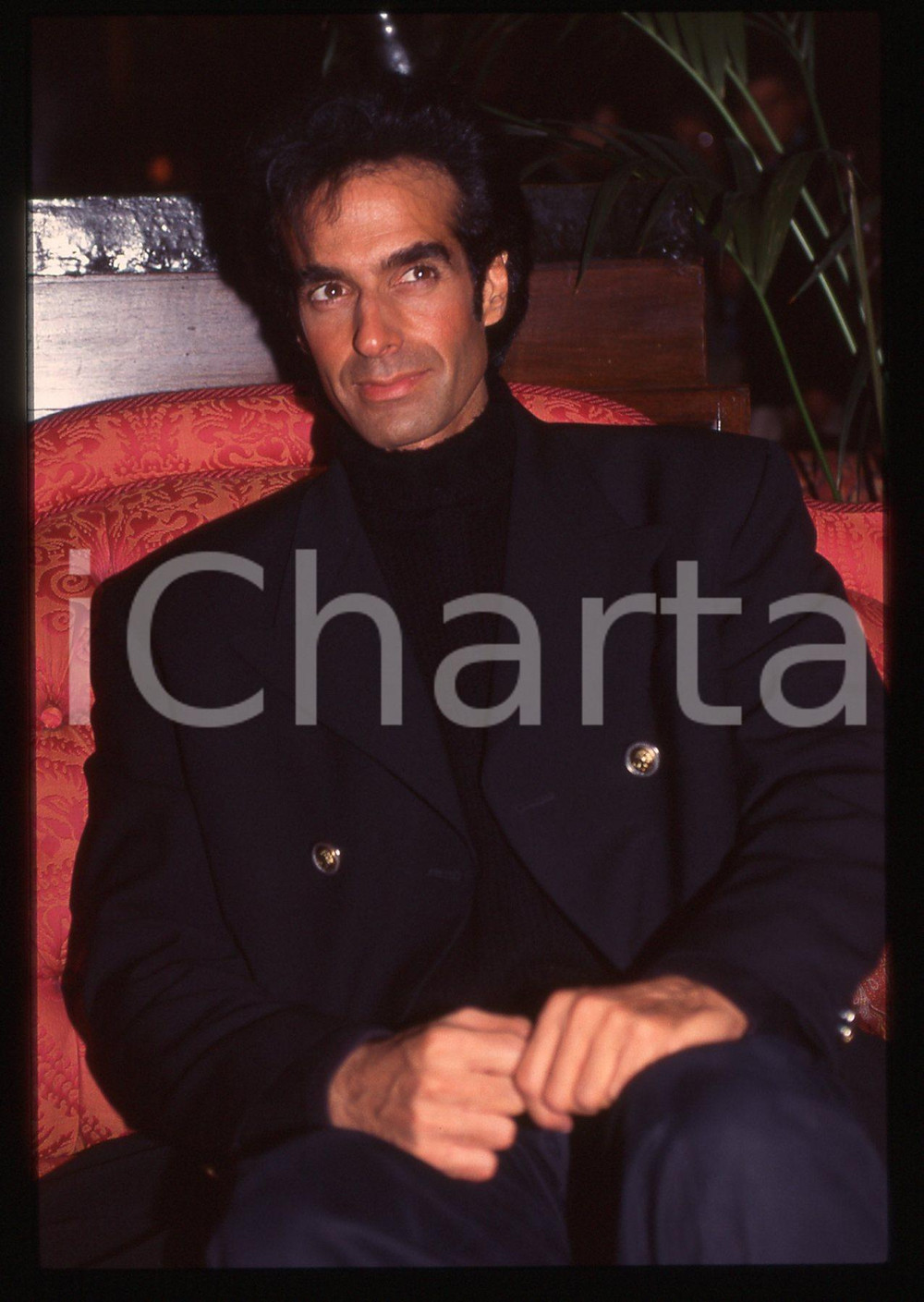 35mm vintage slide* 1995ca COSTUME David COPPERFIELD Ritratto illusionista 8