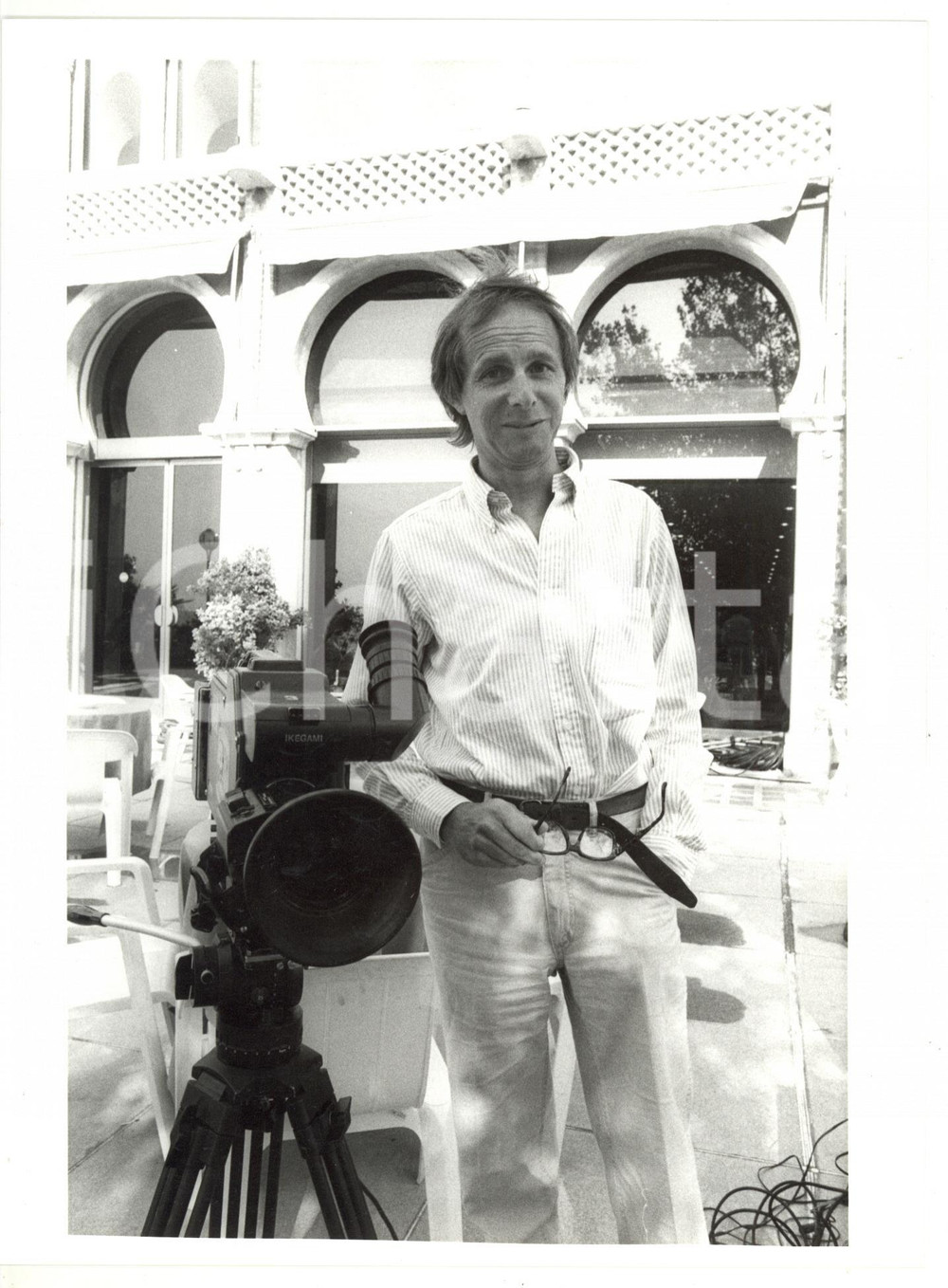 1985 ca CINEMA Ritratto del regista Ken LOACH *Foto VINTAGE 18x24 cm