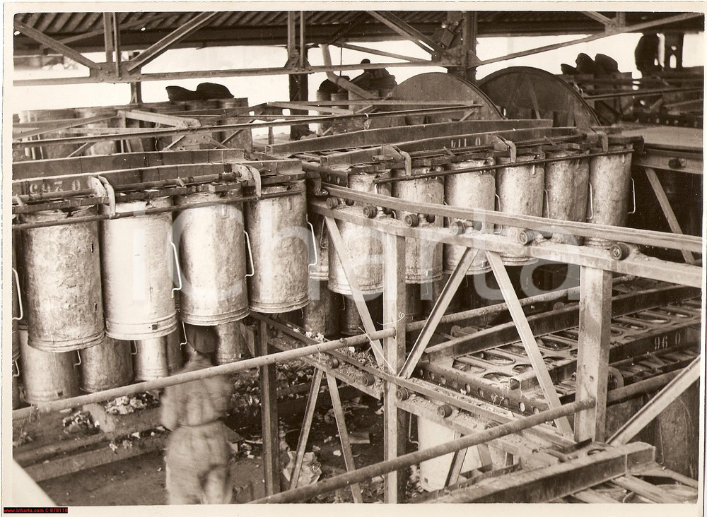 Fotografia d epoca originale 1934 Milano Cascina Gobba AMSA FOTO smaltimento rifiuti 1