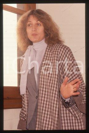 Noelle CHATELET - LITERATURE Portrait of writer 1989 ca * 35 mm vintage slide 15