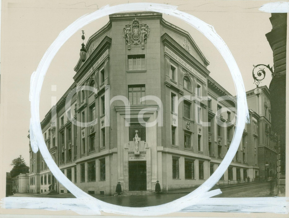 Fotografia d epoca originale 1931 ROMA Palazzo dell Istituto Centrale di Statistica Fotografia 1
