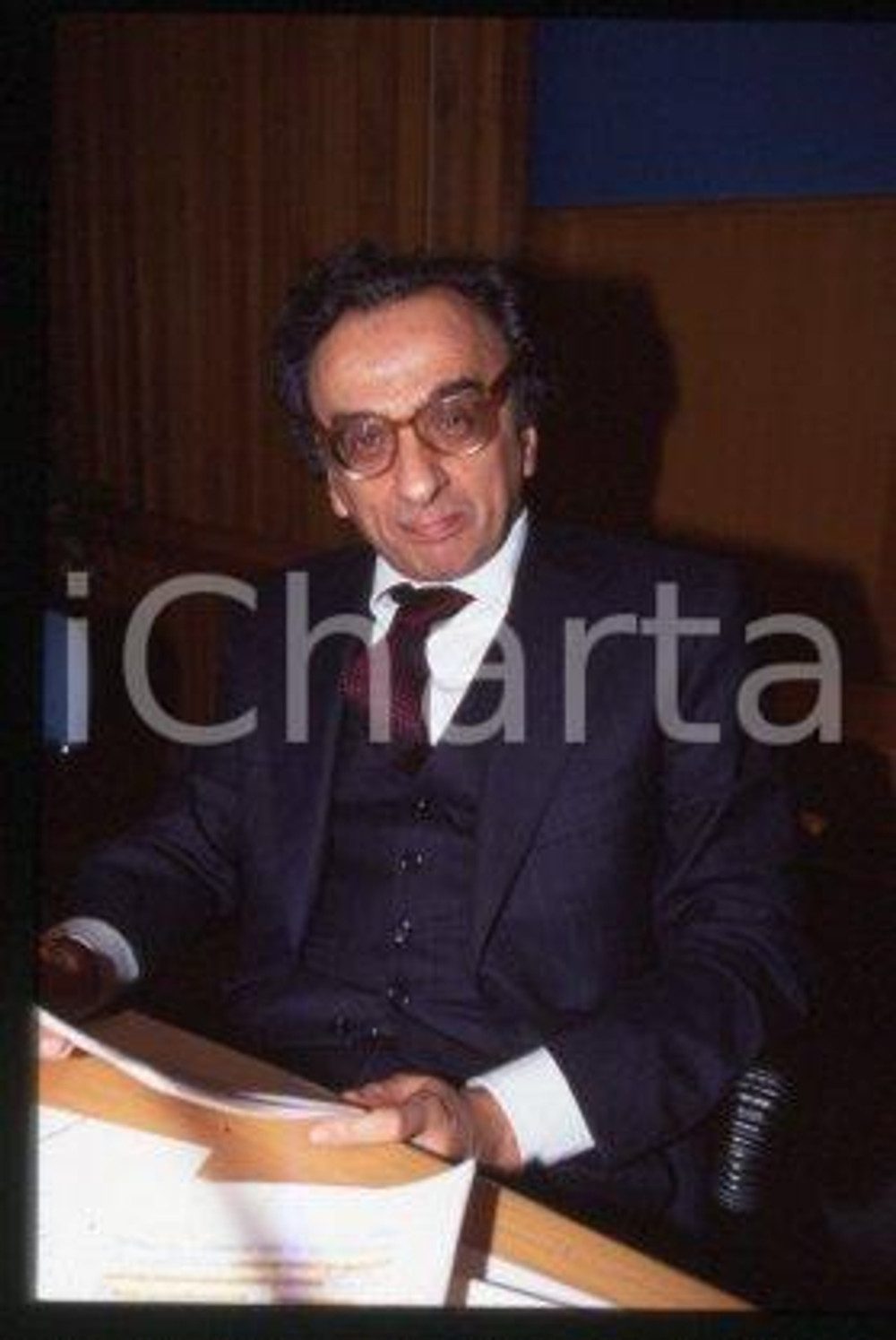 Alberto CLO' - ITALY Portrait of an economist 1995 ca * 35 mm vintage slide 8