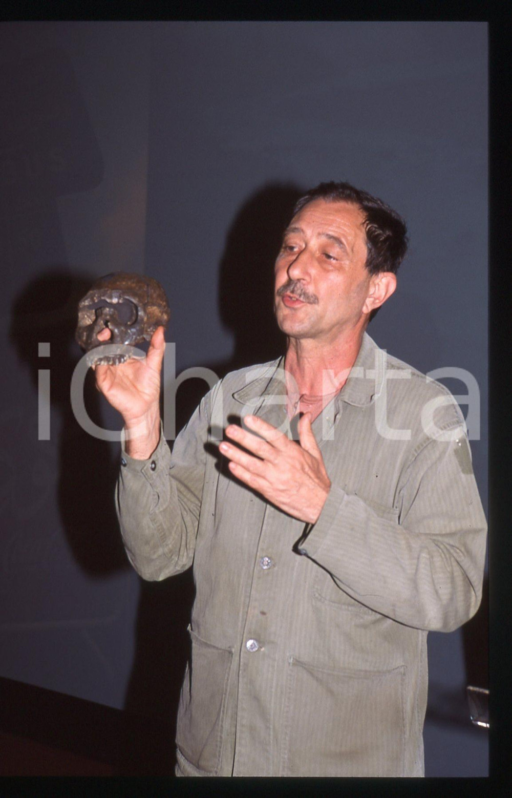 35mm vintage slide* 1995 ca COSTUME - Alberto SALZA Ritratto dell'Antropologo 6