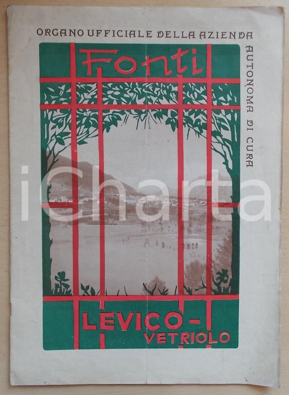 Giornale, rivista storica 1929 TURISMO Fonti LEVICOVETRIOLO TN Anno I n°5 Rivista ILLUSTRATA 1
