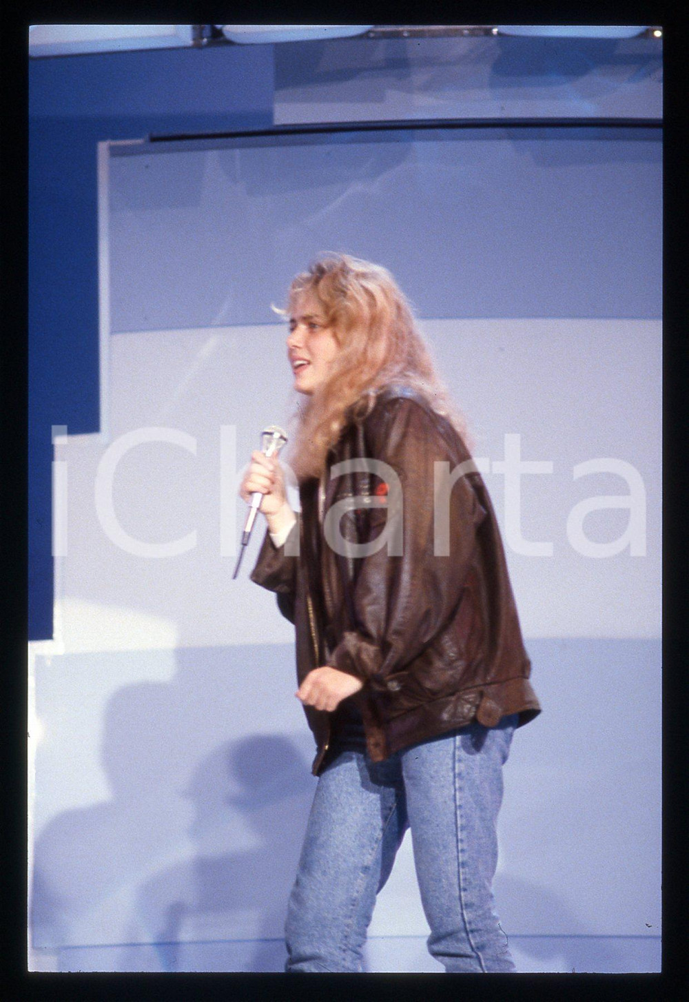 35mm vintage slide* 1989 FESTIVAL DI SANREMO Ylenia CARRISI al Teatro ARISTON 15