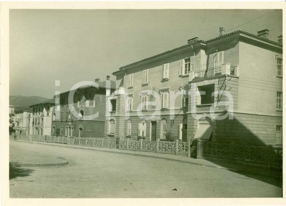 Fotografia d epoca originale 1929 TRIESTE Nuove case minime VIA ANGELO EMO Vera fotografia 1