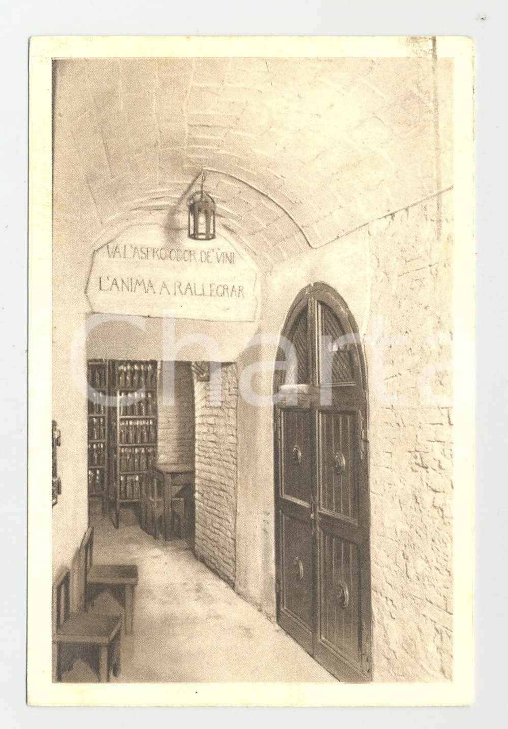 Cartolina originale da collezione 1947 ROMA Ristorante TEATRO VALLE Pubblicitaria FG VG 1