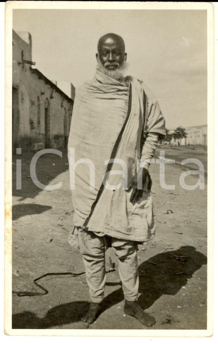 Cartolina originale da collezione 1935 ca COSTUMI AOI GIGGIGA ETIOPIA Tipo abissino Cartolina postale FP NV 1