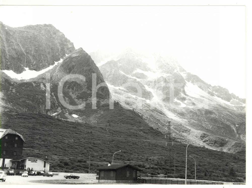 Fotografia d epoca originale 1977 PASSO DEL TONALE TN Veduta del Gruppo della Presanella Foto VINTAGE 1