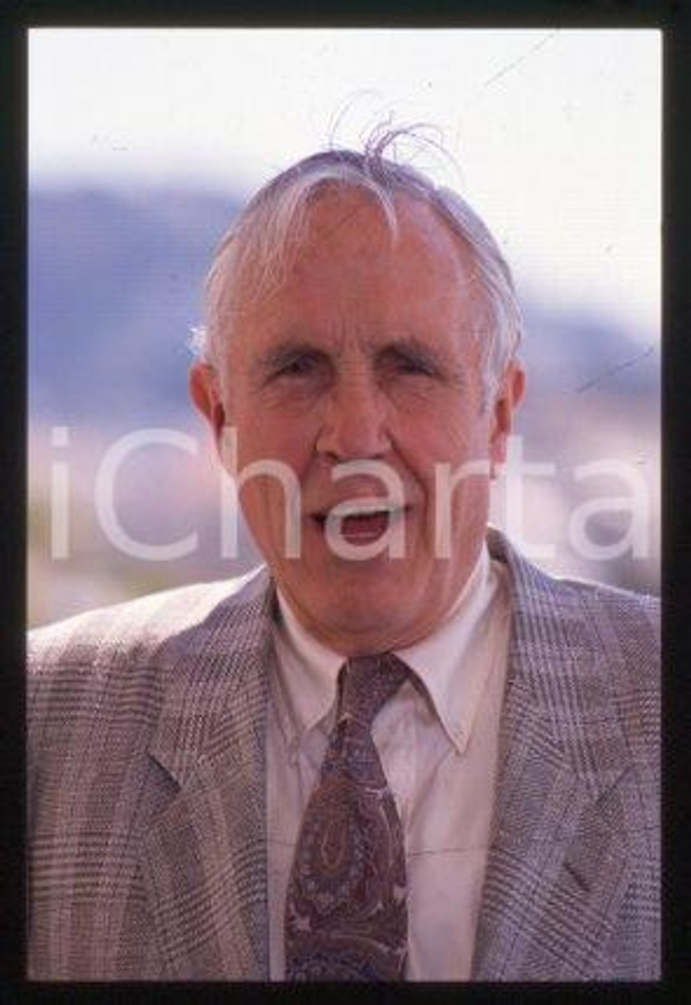 Jason ROBARDS - CANNES Film Ferstival American actor 1989 * 35mm vintage slide 7