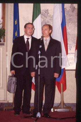 35mm vintage slide* 2000 MILAN the President of Russia Vladimir PUTIN (57)