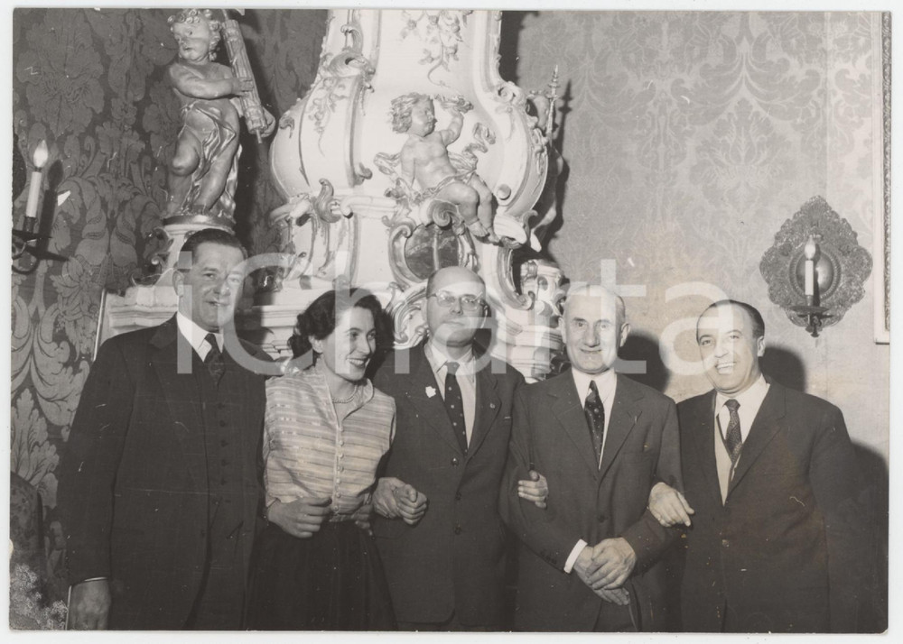 Fotografia d epoca originale 1954 BOLZANO Campionati europei di pattinaggio  Serata 1 Foto 15x10 cm 1