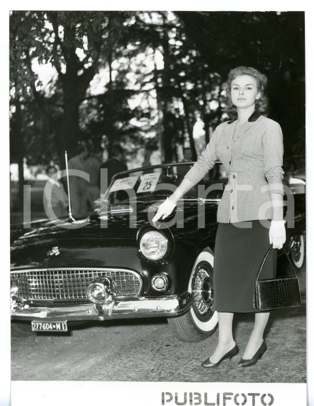 1955 ROMA PINCIO VIII Concorso di Eleganza per automobili e pullman - Foto 18x13