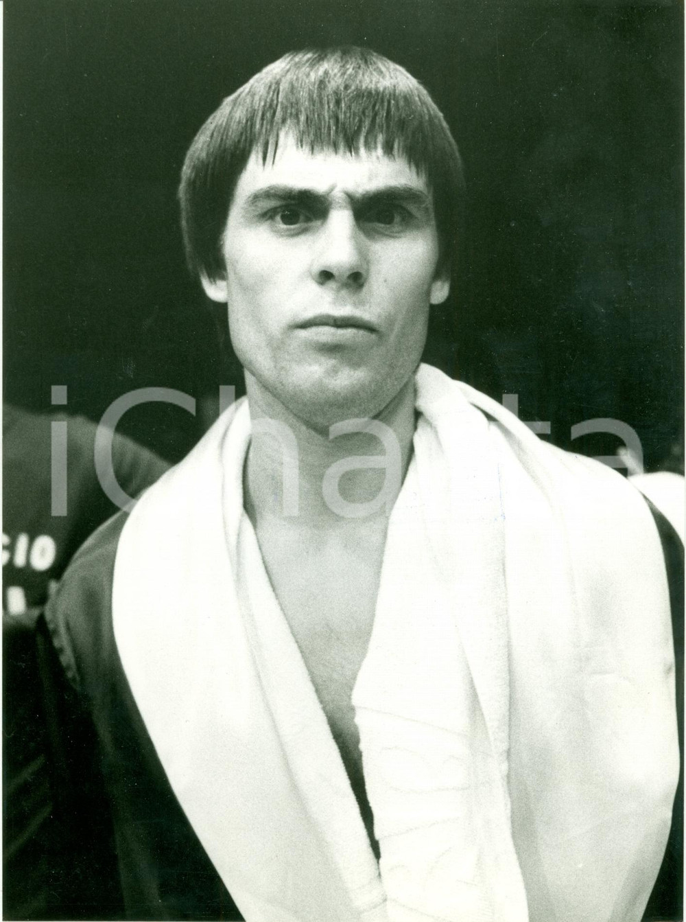 Fotografia d epoca originale 1980 ca BOXE Ritratto pugile Giancarlo BARABOTTI Fotografia 1