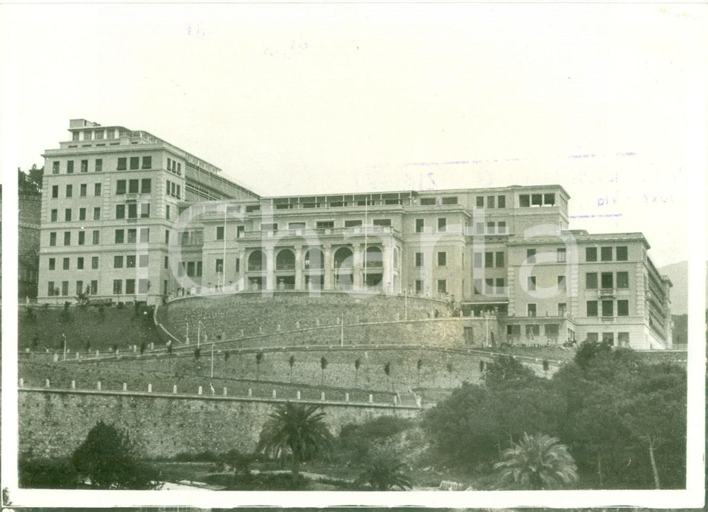Fotografia d epoca originale 1935 ca GENOVA Il nuovo Sanatorio dell Istituto Nazionale Previdenza Sociale 1