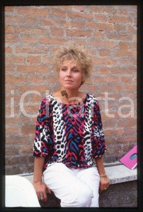 Hanna SCHYGULLA VENICE German actress chanson singer 1983 * 35mm vintage slide 1