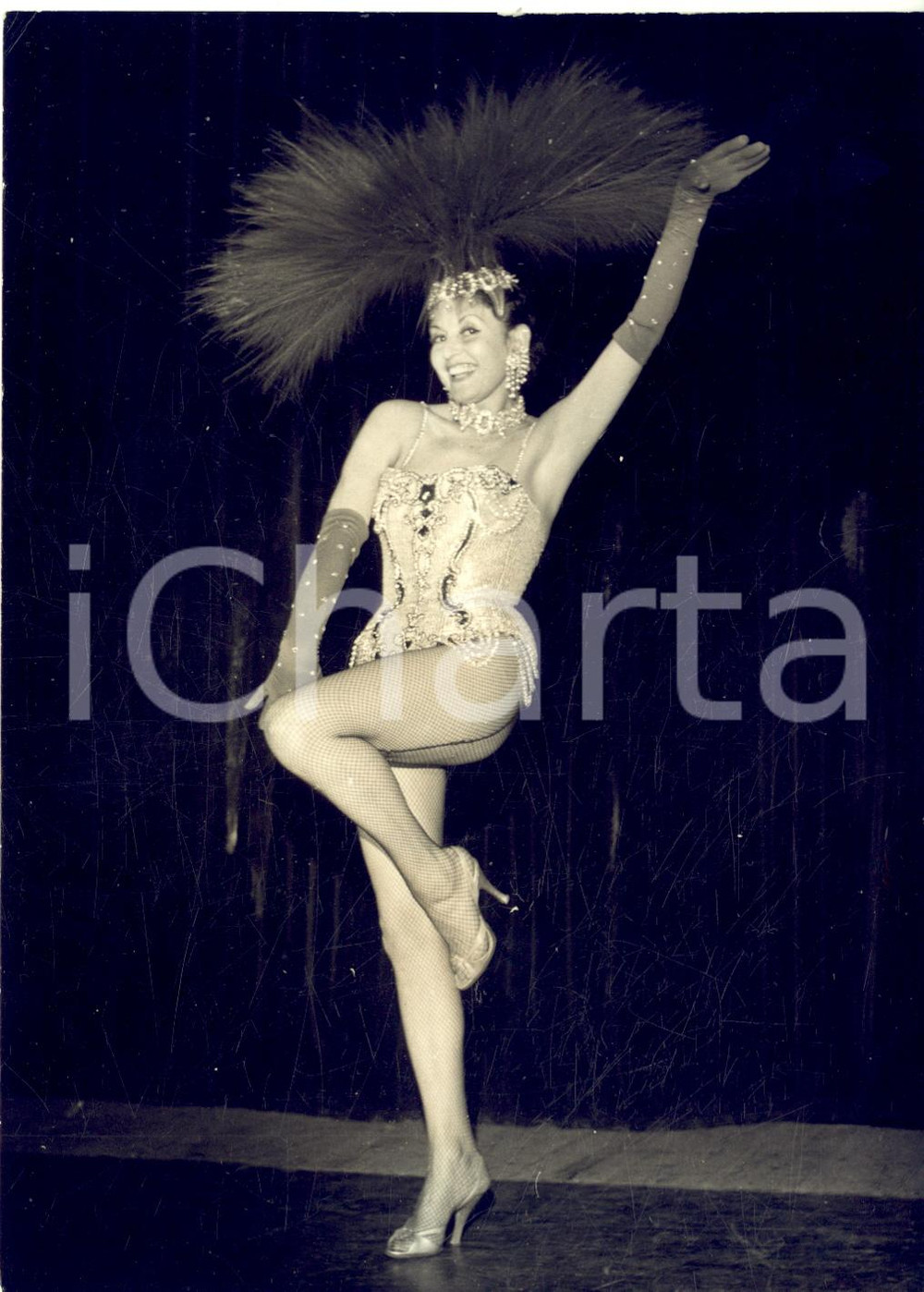 1962 PARIS FOLIES BERGERES Nita RAYA vedette de "Folies Chéries" *Photo 13x18 cm