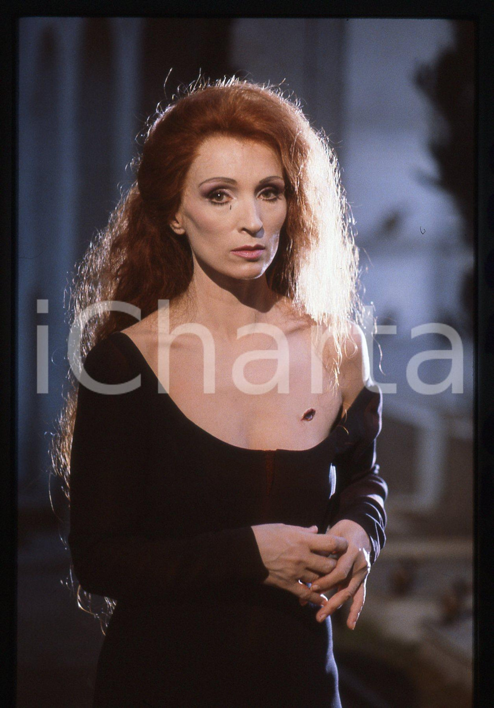 35mm vintage slide* 1980 ca TEATRO Lidija KOZLOVIC - Ritratto dell'attrice (5)