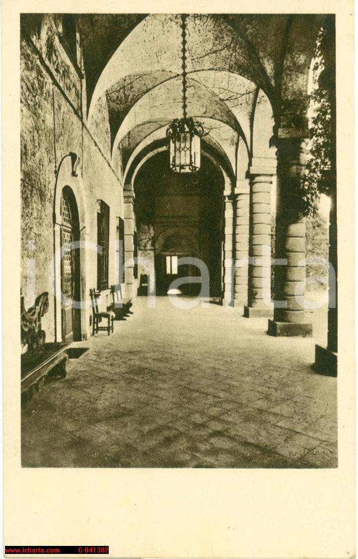 Cartolina originale da collezione 1960 CORTE FRANCA BS Portici palazzo TORRI a NIGOLINE 1