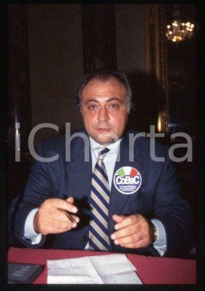 Domenico ZAMBETTI - MILAN Italian politician 1995 ca * 35mm vintage slide 7