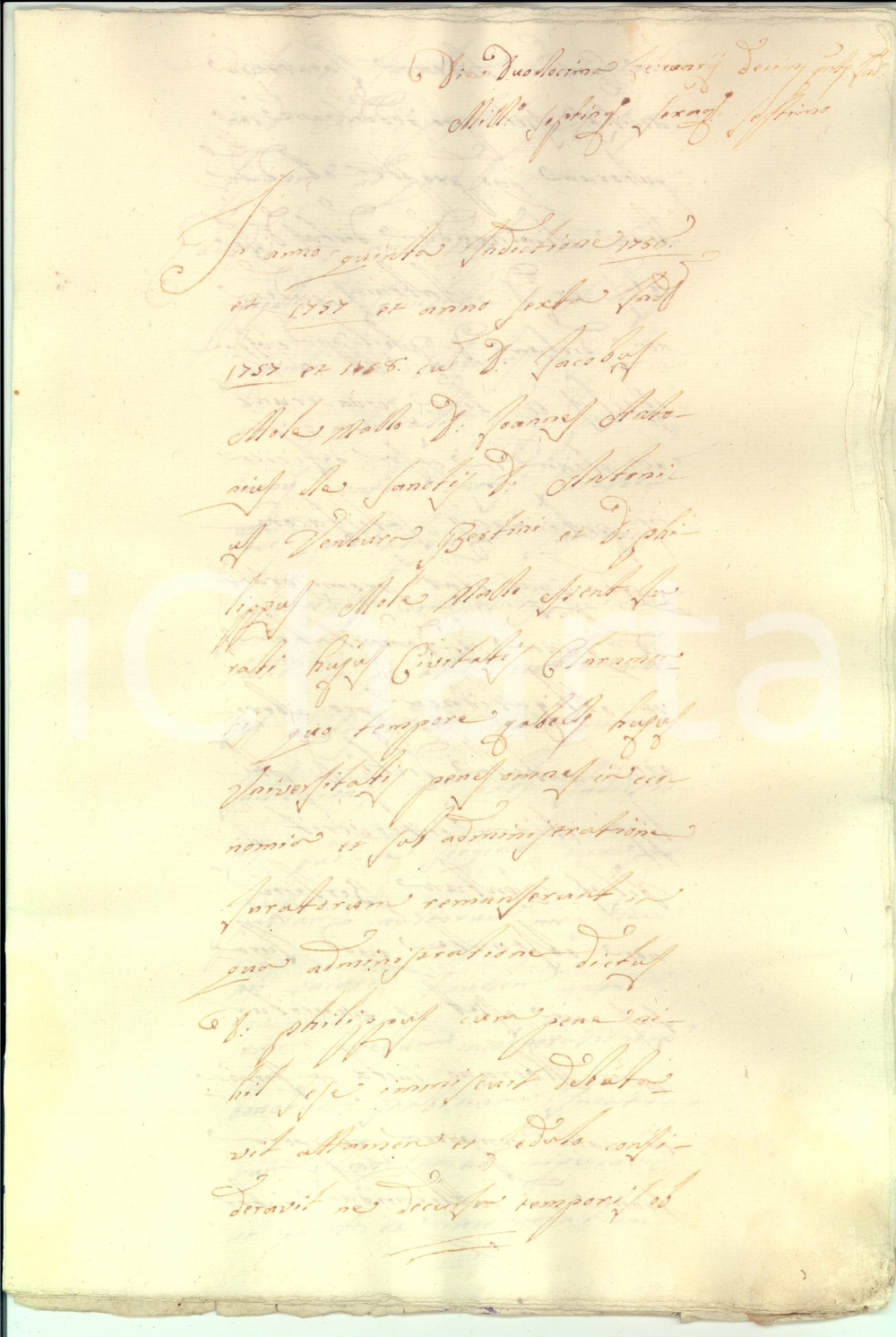 Documento originale, autentico 1767 CHIARAMONTE GULFI (RG) Emancipazione Carmelo VENTURA da patria potestÃ  1