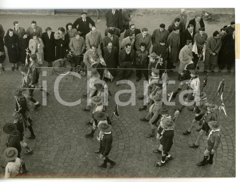 1954 MILANO Funerali dei tre boy-scout morti in Val Formazza *Foto 18x13 cm