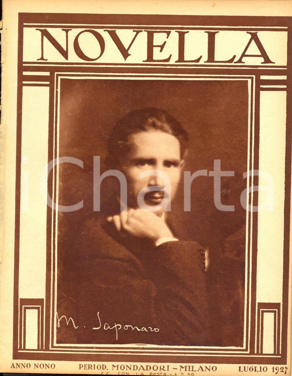 Giornale, rivista storica 1927 NOVELLA Rivista letteraria MARCUTIO Parnaso italiano Ed. MONDADORI 1