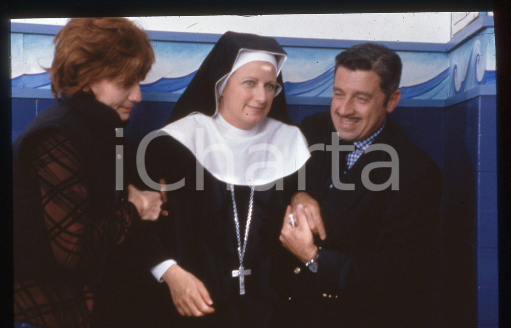 35mm vintage slide*1998 DIO VEDE E PROVVEDE 2 Angela FINOCCHIARO Antonio CATANIA