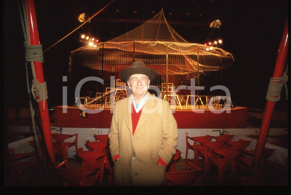 35mm vintage slide* 1990ca FRANCIA CIRCO Achille ZAVATTA Ritratto dell'artista 6