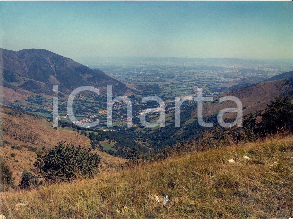 Fotografia d'epoca originale 1968 MOMPELLATO (TO) Panorama di VALDELLATORRE da MADONNA DELLA BASSA *Foto HAUS 1