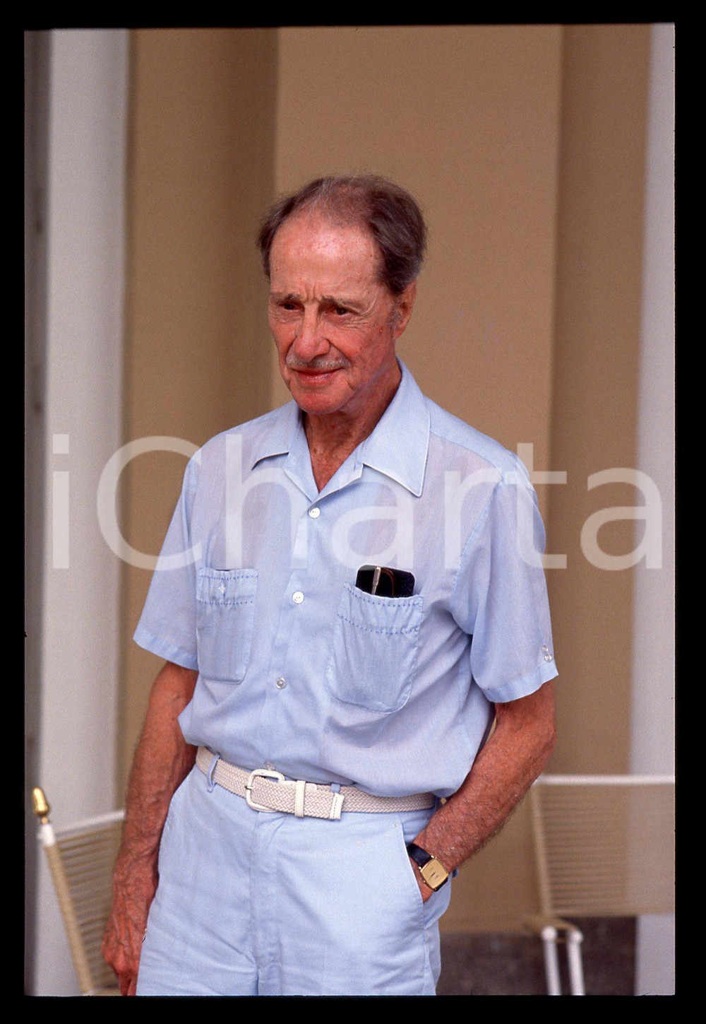 35mm vintage slide* 1988 VENEZIA Don AMECHE alla Mostra del Cinema - Ritratto 36