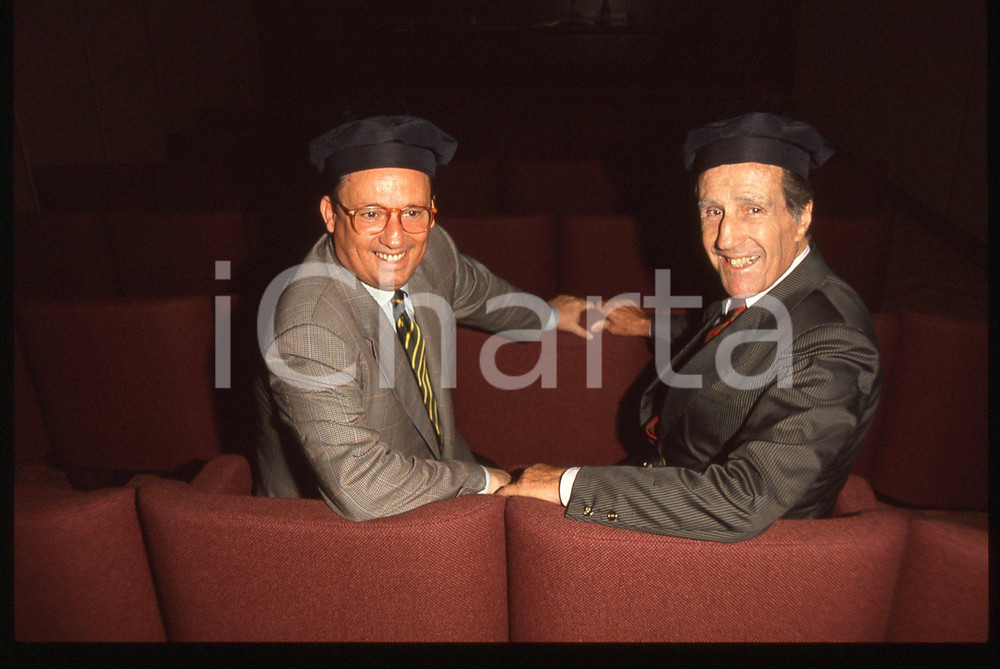 35mm vintage slide* 1991 L'APPELLO DEL MARTEDÌ Helenio HERRERA Maurizio MOSCA 4