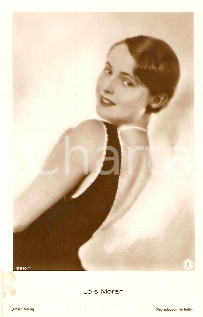 Cartolina originale da collezione 1935 ca CINEMA Ritratto dell'attrice Lois MORAN *Cartolina FP NV 1