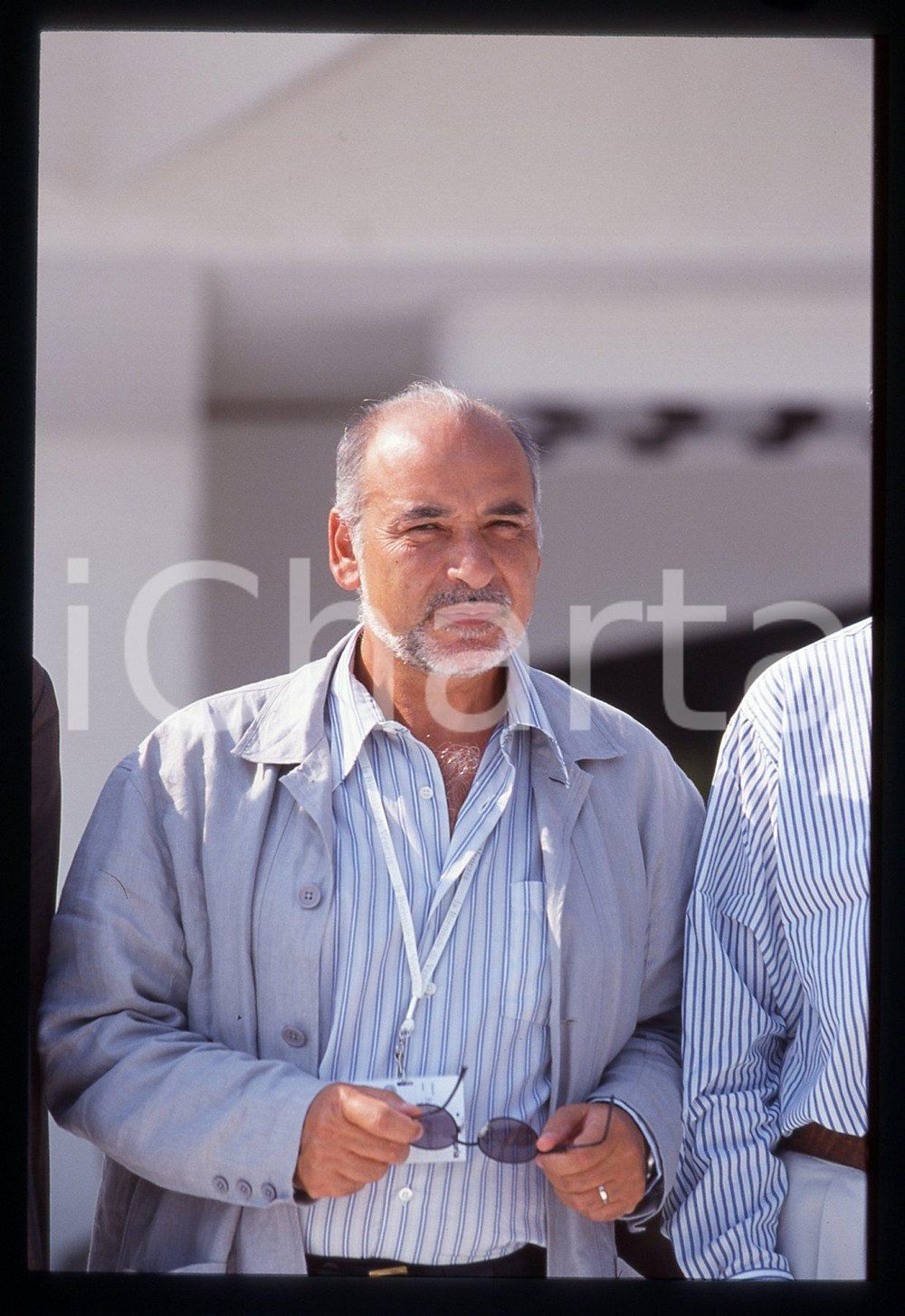 35mm vintage slide* 2000 VENEZIA Tahar BEN JELLOUN alla Mostra del Cinema (11)