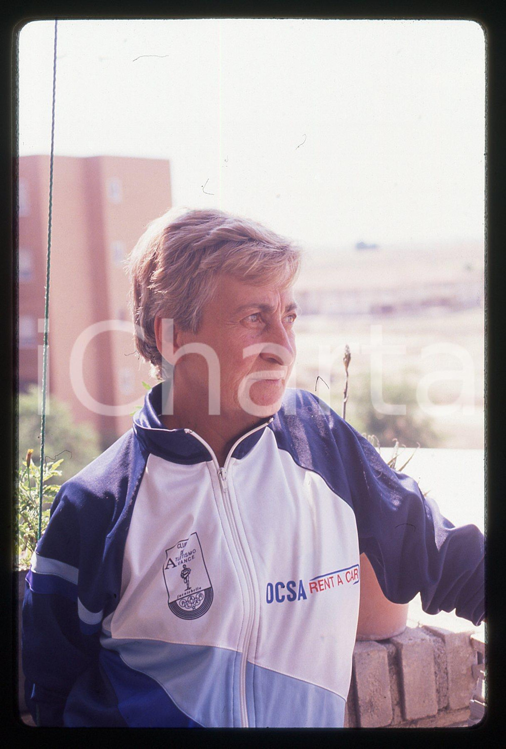 35mm vintage slide* 1980 ca PARLA (SPAGNA) Agnese SARTINI CADUCO Maratoneta 5