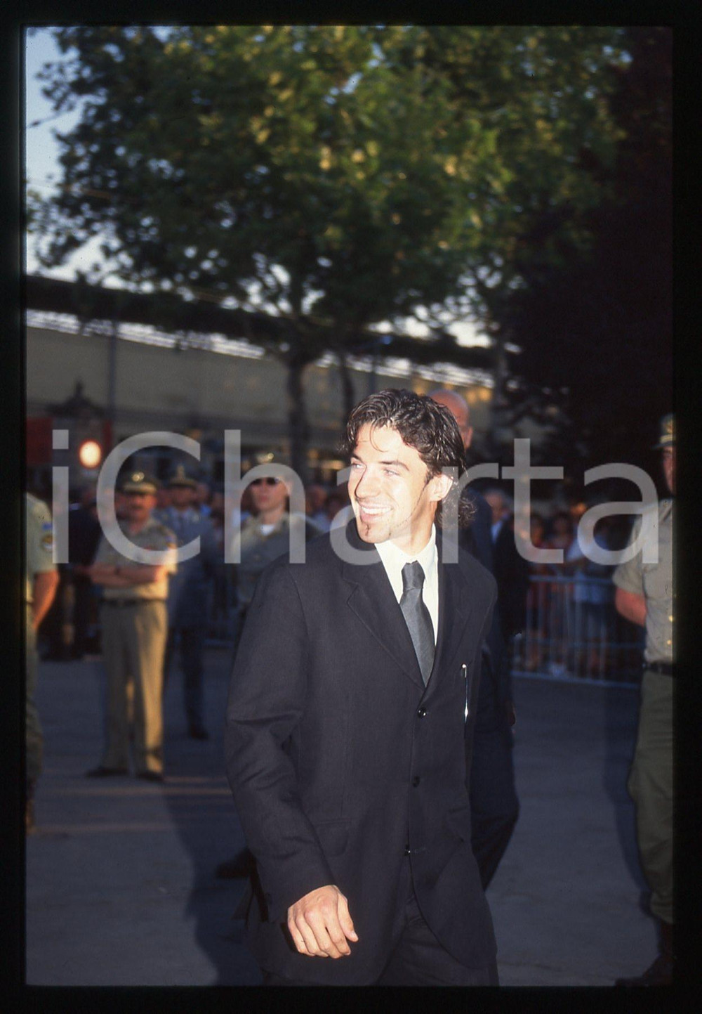 35mm vintage slide* 1995 ca COSTUME - Alessandro DEL PIERO Ritratto calciatore