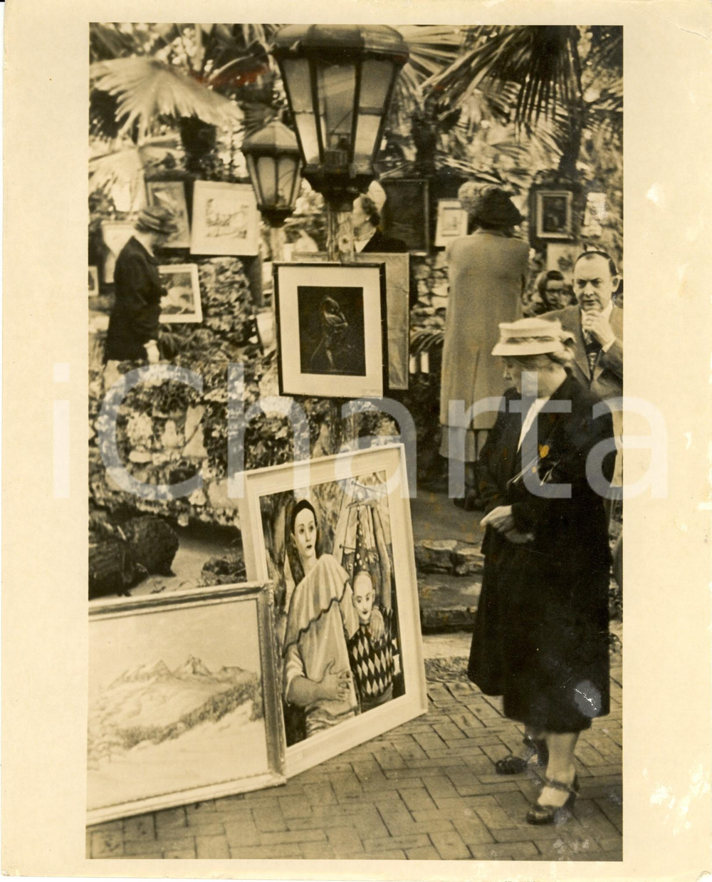Fotografia d epoca originale 1960 ca SAINT LOUIS MISSOURI Esposizione all aperto SAINT LOUIS ARTISTS GUILD 1