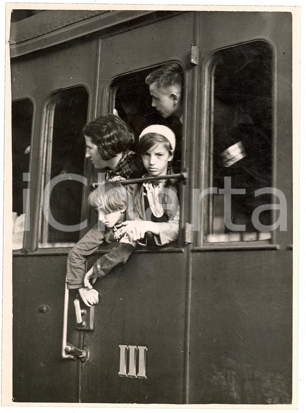 Fotografia d'epoca originale 1934 Milano Figli italiani all'Estero fascismo colonie 1