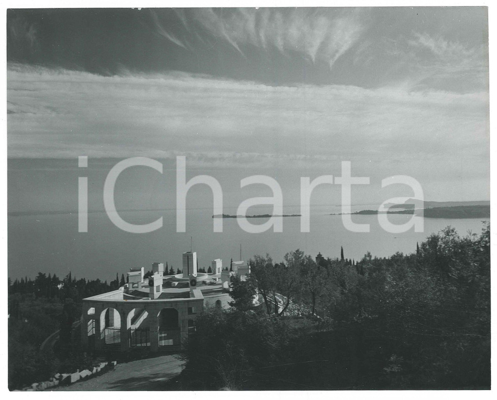 1960 ca GARDONE RIVIERA Vittoriale degli italiani - Panorama - Foto 23x18 cm