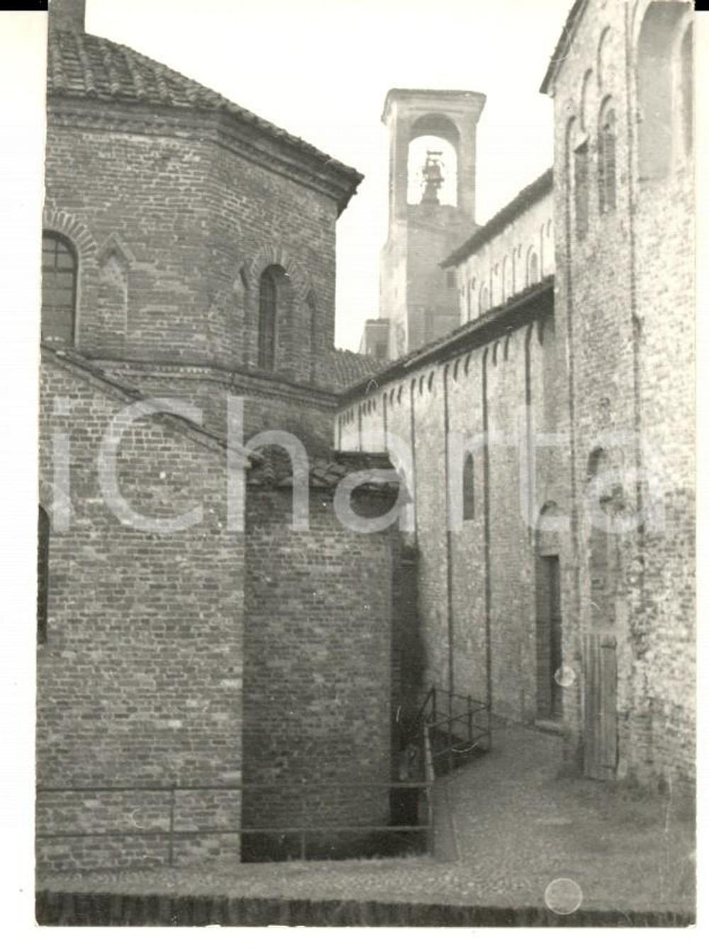 Fotografia d epoca originale 1960 LOMELLO PV Basilica S. MARIA MAGGIORE Fotografia ARTISTICA 7x10 cm 1