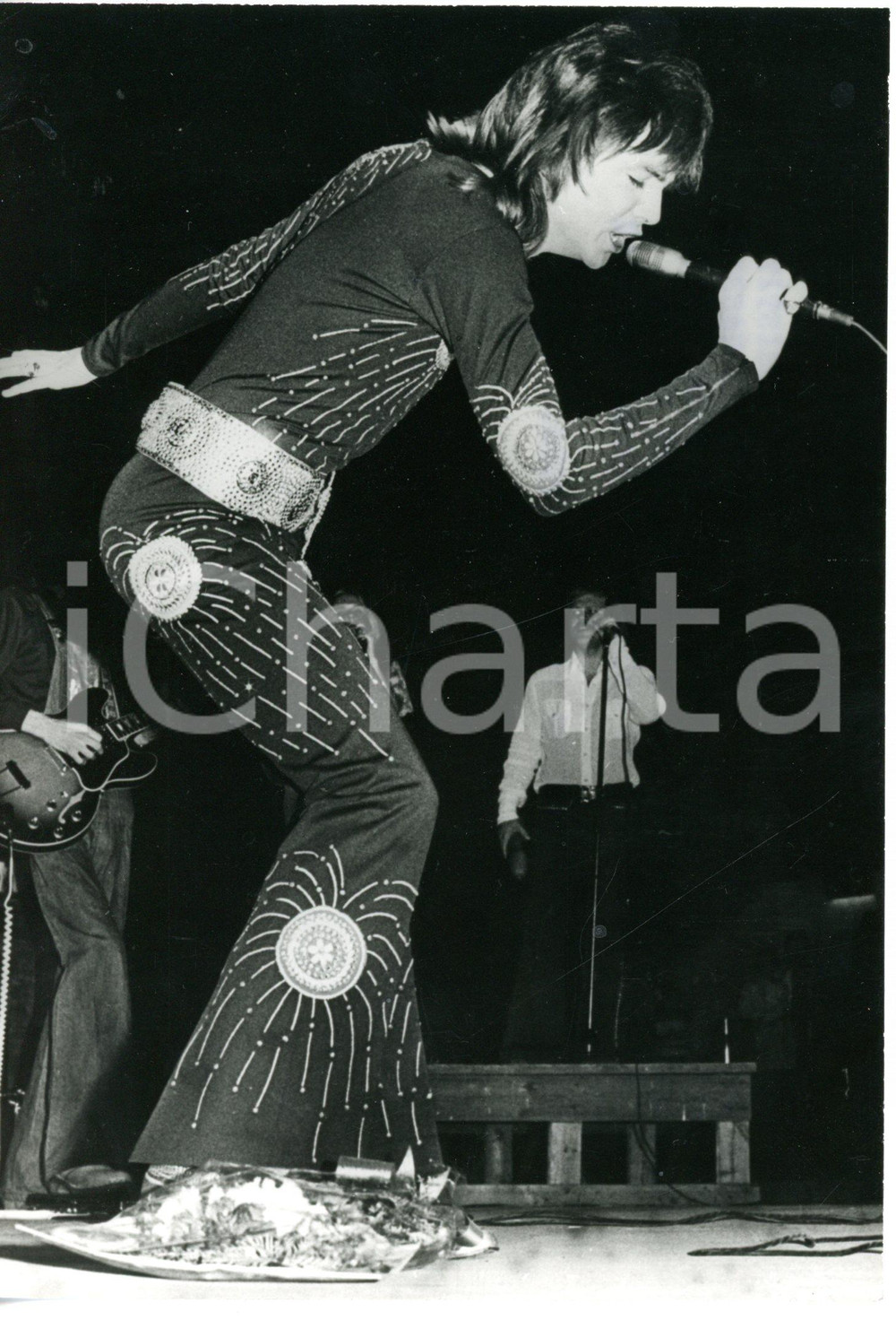 1973 LONDON David CASSIDY during his concert at WEMBLEY Stadium *Photo 12x18