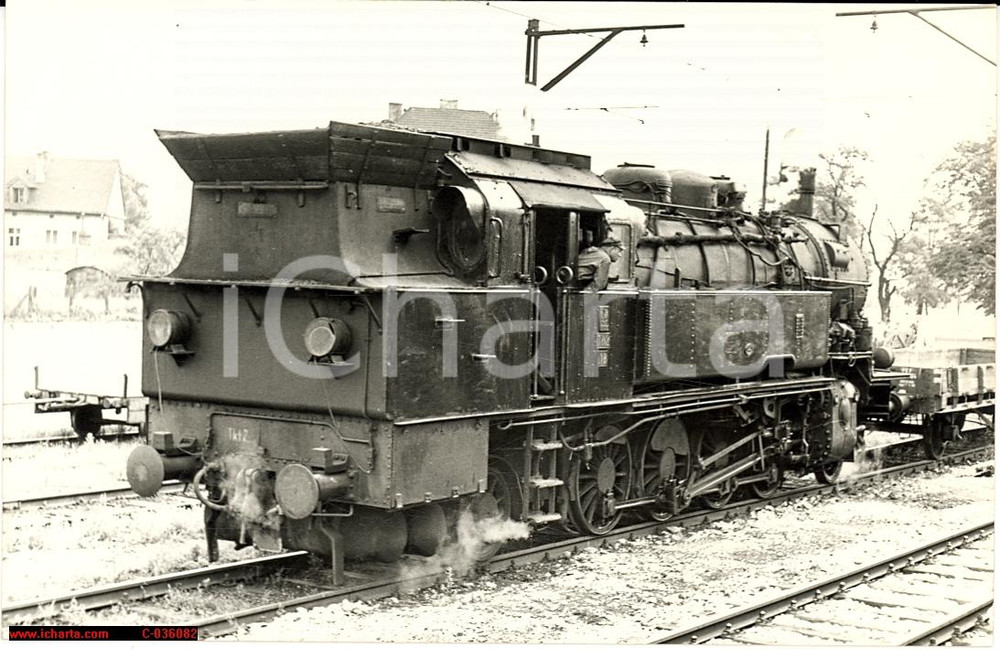 Cartolina originale da collezione 1962 PKP TKt2-18 rsh SF, Polish Train treno Oppeln 1