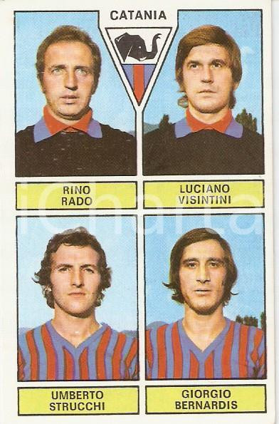 Oggetto da collezione cartaceo PANINI CALCIATORI 1971 1972 Figurina CATANIA Rado Visintini Strucchi Bernardis 2 1