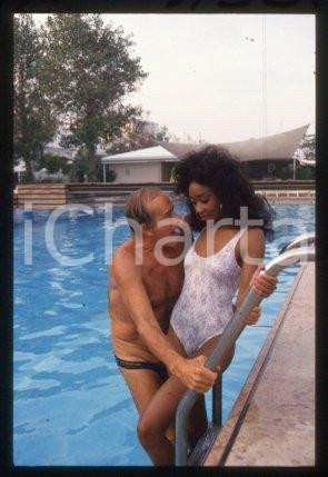 Massimo SERATO Actor and Angie ASSIEM - ITALY 1985 ca * 35 mm vintage slide 5