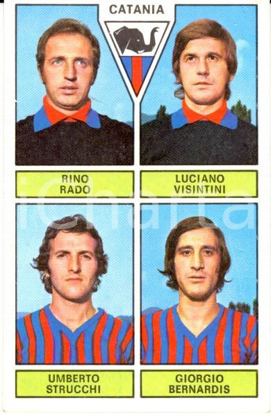 Oggetto da collezione cartaceo PANINI CALCIATORI 1971 1972 Figurina CATANIA Rado Visintini Strucchi Bernardis 7 1
