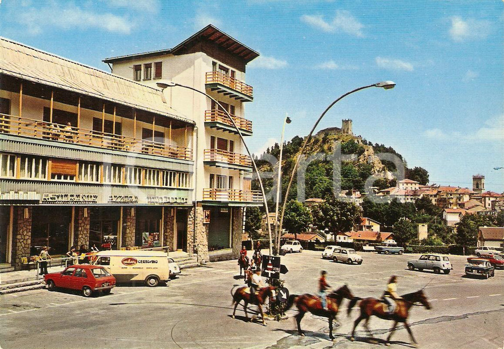 Cartolina originale da collezione 1970 ca SESTOLA MO Furgone Certosino GALBANI e cavalli Cartolina FG NV 1