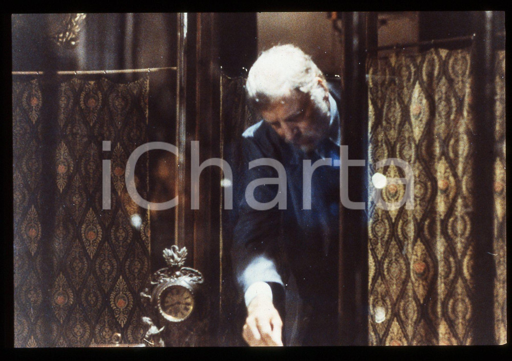 35mm vintage slide*1988 LA BOTTEGA DELL'OREFICE Burt LANCASTER Scena del film 6