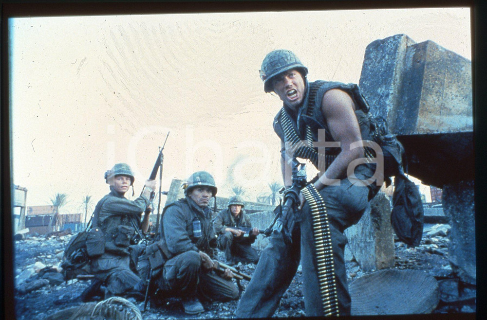 35mm vintage slide*1987 FULL METAL JACKET - Adam BALDWIN in una scena del film 1