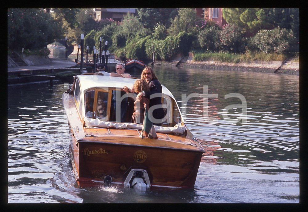35mm vintage slide* 1989 VENEZIA Gérard DEPARDIEU Elisabeth DEPARDIEU (6)